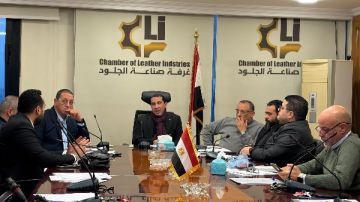 غرفة الجلود ترفع مقترحات لوزير الصناعة لتعزيز الإنتاج وزيادة الصادرات
