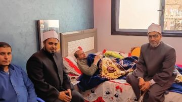 مدير وعظ الغربية يطمئن علي الحالة الصحية للواعظ العام بالمنطقة وإمام القبلة بالجامع الأزهر