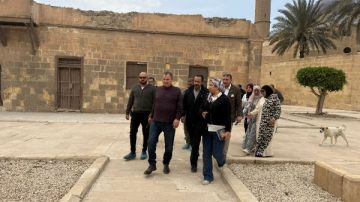 الأمين العام للمجلس الأعلى للآثار يتفقد مشروعات الترميم بقلعة صلاح الدين الأيوبي