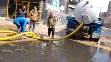 لليوم الثاني على التوالي.. استمرار أعمال شفط وكسح مياه الأمطار بالشرقية