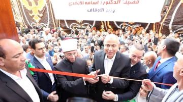 وزير الأوقاف ومحافظ المنيا يفتتحان مسجد الشيخ محمد دوداي بقرية طنبدي .. شاهد