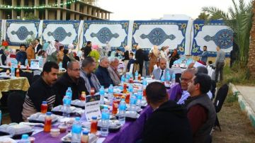 نائب محافظ الوادي الجديد يشارك أعضاء نقابة المهندسين الإفطار الرمضاني