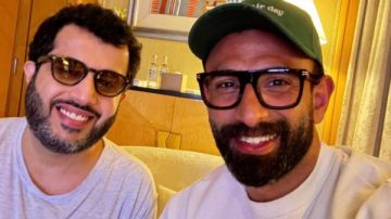 هتوحشنا ياهيما.. تركي آل الشيخ يمازح إبراهيم فايق بعد حديثه عن هزيمة السعودية