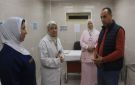 وكيل صحة بني سويف يتفقد أول عيادة للإقلاع عن التدخين بمستشفى الصدر