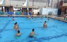 العيد أحلى.. إقبال الشباب على حمام سباحة نادى كفر الشيخ صور