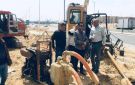 تنفيذ خط مياه رئيسي 6.9 كم لزيادة كفاءة الإمداد بحدائق العاصمة
