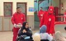 الهلال الأحمر يستأنف استقبال دفعة جديدة من الجرحى والمصابين الفلسطينيين