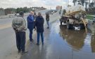 نائب محافظ الجيزة: سحب تجمعات مياه الأمطار بمراكز الجنوب