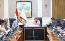 محافظ الوادي الجديد تترأس اجتماع مجلس إدارة صندوق استصلاح الأراضي