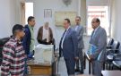 محمد عبد الغني يتفقد مبنى المهندسين ويبحث تطوير الإدارات المختلفة
