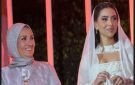 هبة قطب تتألق في عقد قران ابنتها بفستان أنيق.. صور