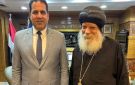 الأنبا مرقوريوس يهنئ قيادات سوهاج بعيد الفطر المبارك