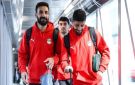 لقطات من وصول بعثة مصر إلى مدريد استعدادا لمواجهة المنتخب الإسباني .. صور