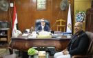 محافظ الوادي الجديد تلتقي نقيب المهندسين بالمحافظة عقب فوزه في الانتخابات