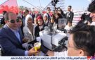 دي أحلى قهوة في الدنيا .. الرئيس السيسي يمازح أحد أبطال ذوي الهمم باحتفالية عيد الفطر