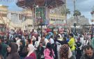 كاملة العدد.. إقبال على حديقة صنعاء في ثالث أيام العيد بكفر الشيخ صور