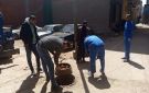 معالجة مشكلات الصرف الصحي في مدينة دسوق بكفر الشيخ.. صور