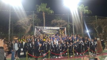 ناشئات سموحة أبطال منطقة الإسكندرية للكرة الطائرة