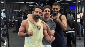 شاهد.. هشام ماجد برفقة ابراهيم فايق من الجيم