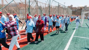 ماراثون خطوات على طيف التوحد يختتم فعالياته بنادي المعادي ماراثون خطوات على طيف التوحد يختتم فعالياته بنادي المعادي
