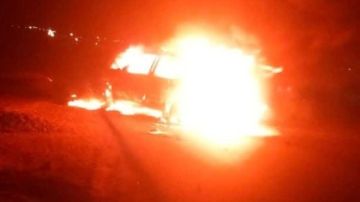 مصرع شخصين وإصابة آخر في اشتعال سيارة على طريق الإسماعيلية السويس