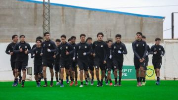 منتخب الناشئين يختتم استعداداته لمواجهة ليبيا تحت الأمطار