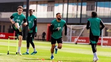شاهد محمد صلاح من مران ليفربول الأخير قبل مواجهة باريس سان جيرمان