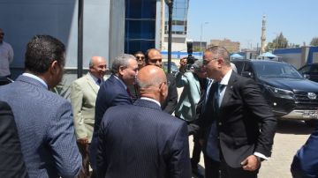 محافظ الجيزة يزور شركة المياه لبحث تحديات مياه الشرب والصرف الصحي بالمحافظة وتحسين جودة الخدمة