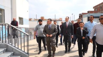 محافظ دمياط يتفقد الوحدة الصحية بتفتيش ثان بمركز كفر سعد