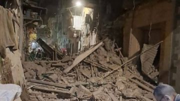 انهيار عقار في العطارين بالإسكندرية