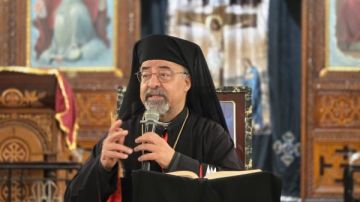 البطريرك إبراهيم إسحق يترأس صلاة ليلة الثلاثاء من البصخة المقدسة بقويسنا البطريرك إبراهيم إسحق يترأس صلاة ليلة الثلاثاء من البصخة المقدسة بقويسنا