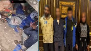 القبض على 3 عمال وسيدة بعد ظهورهم فى فيديو أثناء تعاطي مخدر الآيس