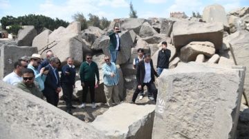 الأعلي للآثار يبحث تطوير منطقة بهبيت الحجارة وتعظيم الاستفادة منها سياحيا