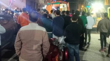 وفاة فتاة وشاب إثر سقوط أجزاء من عمارة سكنية تحت الإنشاء بالمحلة