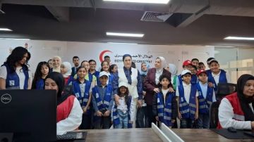 القومي للطفولة ينظم زيارة للهلال الأحمر المصري لتعريف الأطفال بدوره الإنساني
