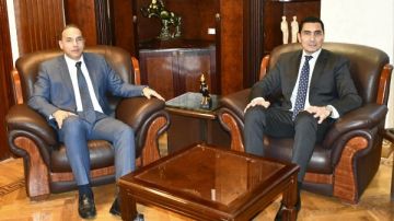 وزير الشباب والرياضة يبحث مع رئيس هيئة الرقابة المالية تعزيز أطر التعاون المشترك