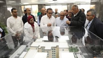 وزير الصحة يتفقد تطوير مستشفى مدينة نصر للتأمين الصحي ويوجه بسرعة استكمال الأعمال