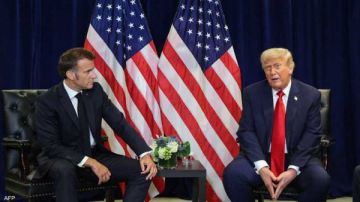 ترامب يسخر من ماكرون : زوجته تعامله بشكل سيئ