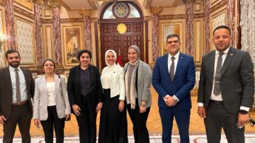 وفد التنسيقية يشارك في اجتماع لجنة الصحة بمجلس الشيوخ أثناء مناقشة اقتراح النائبة أميرة صابر بشأن تأسيس البنك الوطني للأنسجة البشرية