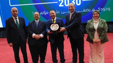 رئيس جامعة كفر الشيخ يطلق فعاليات المؤتمر الأول لكلية التجارة صور