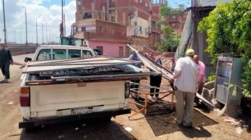 إزالات فورية في المهد لحالات تعد على الأراضي الزراعية وأملاك الدولة ببركة السبع إزالات فورية في المهد لحالات تعد على الأراضي الزراعية وأملاك الدولة ببركة السبع
