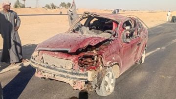 جنازة شعبية فرشوط تودع 3 أصدقاء لقوا مصرعهم في انقلاب سيارة بقنا