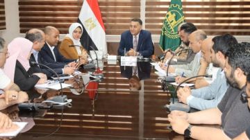 محافظ القليوبية يتابع استعدادات تنفيذ التدريب العملي المشترك صقر 172