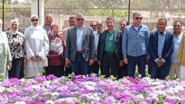 انطلاق معرض زهور الربيع السنوي بالقناطر الخيرية .. صور انطلاق معرض زهور الربيع السنوي بالقناطر الخيرية .. صور