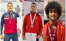 انضمام 3 لاعبين بكفر الشيخ لصفوف منتخب مصر للمصارعة صور