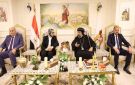 محافظ الوادي الجديد يهنئ نيافة الأنبا أرسانيوس وأقباط المحافظة بعيد القيامة المجيد - eg