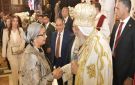 رئيسة القومي للمرأة تشهد قداس عيد القيامة المجيد بالكاتدرائية المرقسية وتهنئ البابا تواضروس - eg