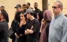 أجواء حزينة.. تشييع جثمان ابن الفنان إبراهيم سعفان من مسجد الصديق صور - eg