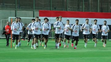 منتخب مصر يخوض تدريبه الثاني بمركز المنتخبات الوطنية استعدادا لكأس العالم