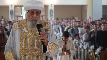البابا تواضروس يصلي قداس الأحد في كرواتيا بكنيسة السيدة العذراء صور